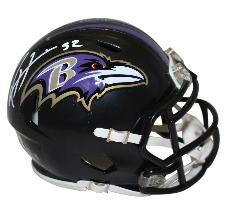 Ray Lewis Baltimore Ravens Autographed Speed Mini Helmet