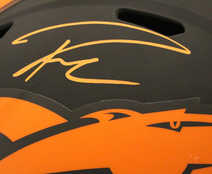 Russell Wilson Signed Denver Broncos Full Size Eclipse Speed Helmet