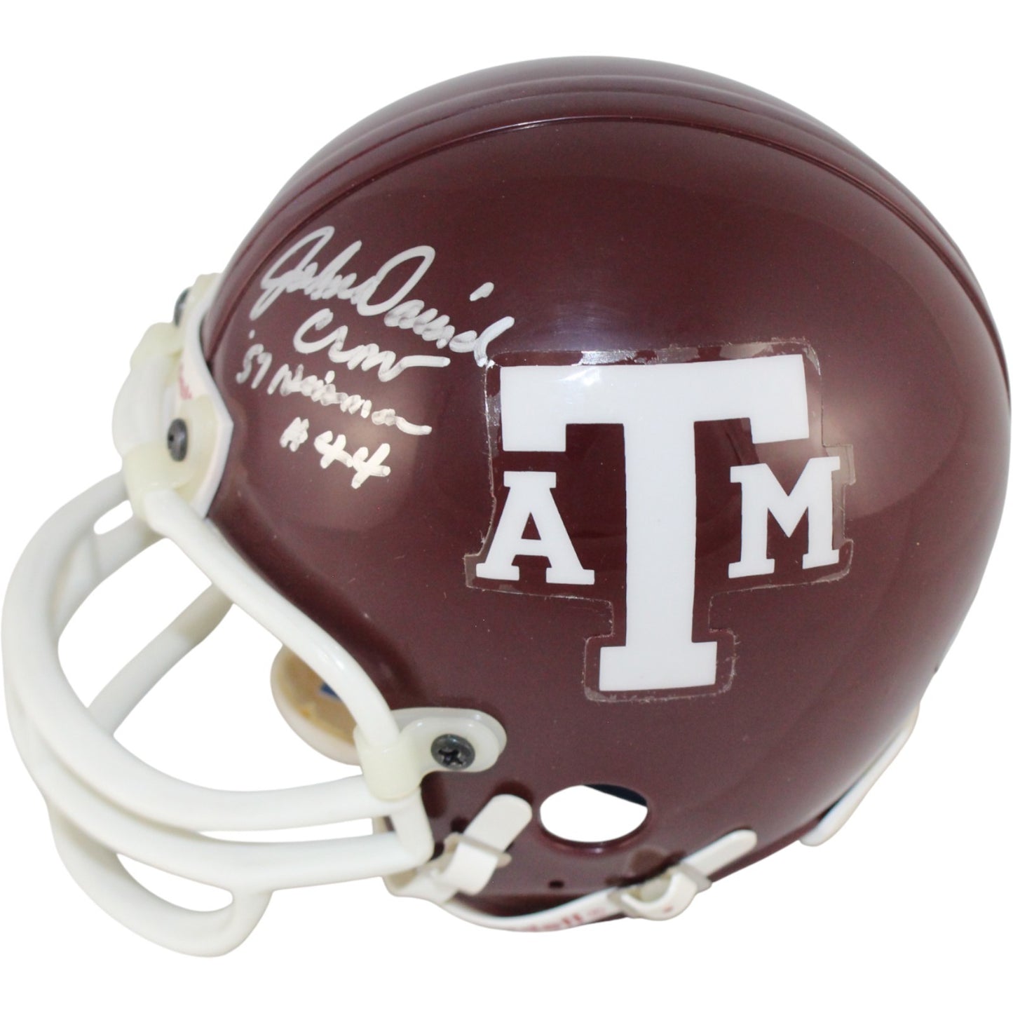 John David Crow Signed Texas A&M Aggies Mini Helmet (Heisman '56)