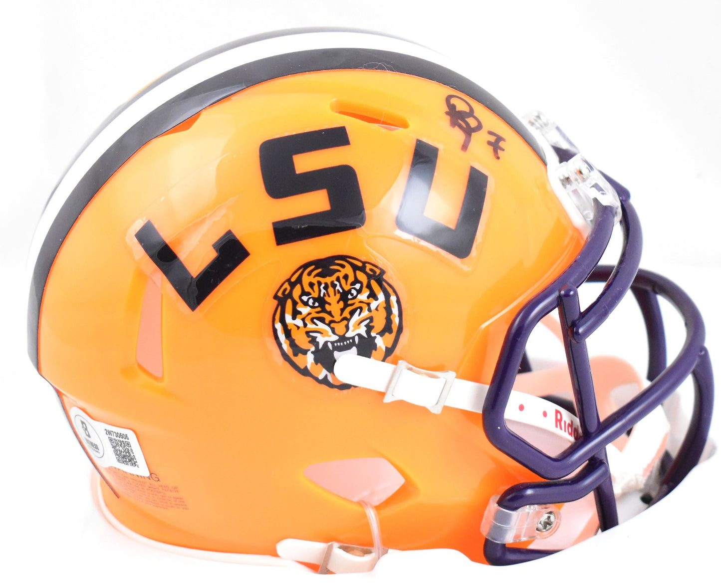 Patrick Peterson Signed LSU Tigers Speed Mini Helmet