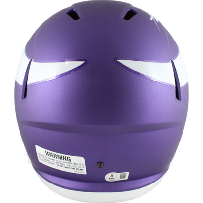Adrian Peterson Minnesota Vikings Autographed Full Size Tribute Helmet