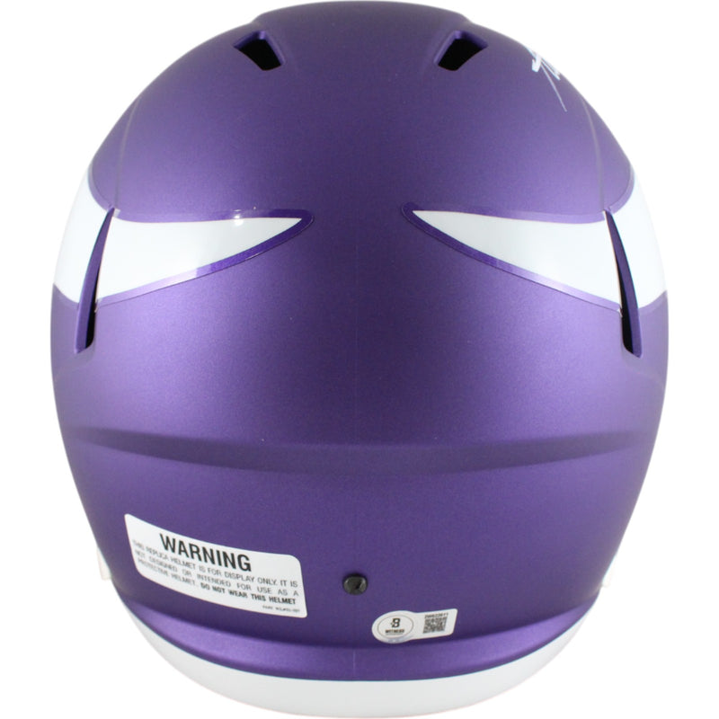 Adrian Peterson Minnesota Vikings Autographed Full Size Tribute Helmet
