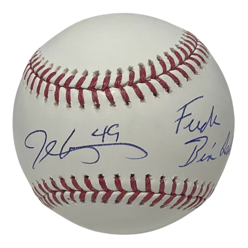 John Rocker Signed Official Major League Baseball with Inscription