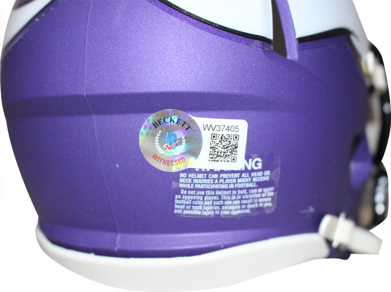 Adrian Peterson Signed Minnesota Vikings Speed Mini Helmet (2007 ROY)