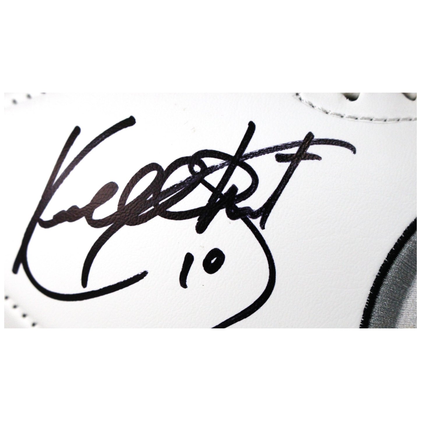 Kordell Stewart Signed Pittsburgh Steelers Logo Football (Slash Inscription)