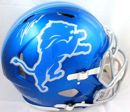 D'Andre Swift Signed Detroit Lions Full Size Flash Speed Authentic Helmet