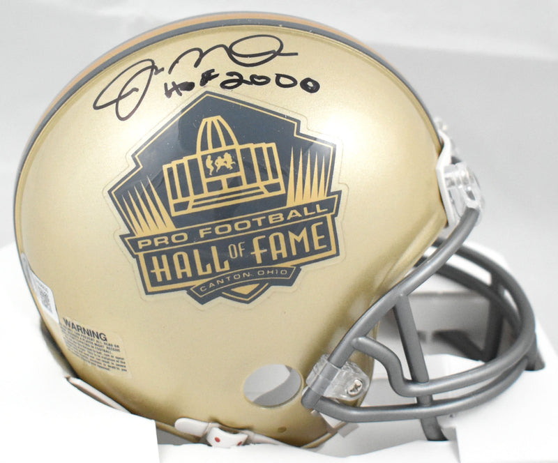 Joe Montana Signed NFL Gold Hall of Fame Mini Helmet