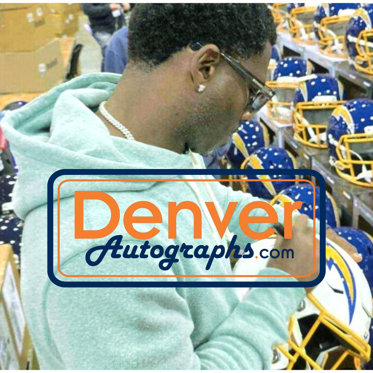 LaDainian Tomlinson Signed San Diego Chargers Full Size Throwback Helmet
