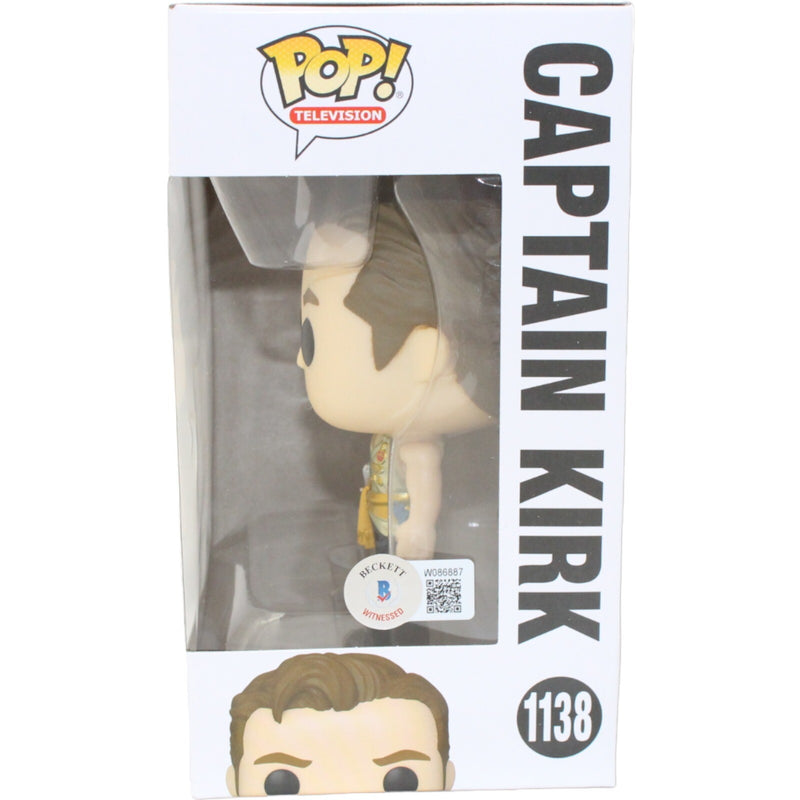 William Shatner Funko Pop! Star Trek Captain Kirk Signed Beckett