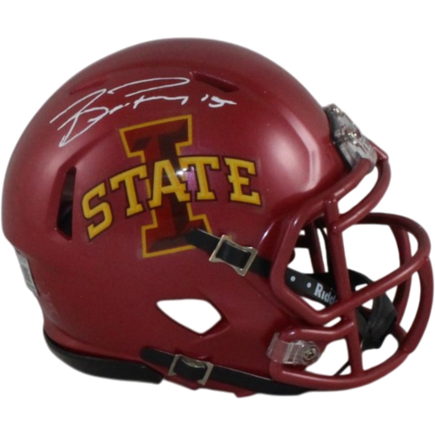 Brock Purdy Autographed Iowa State Cyclones Slate Mini Helmet