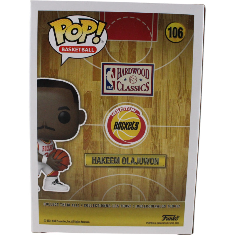 Hakeem Olajuwon Autographed Houston Rockets Funko Pop! #106