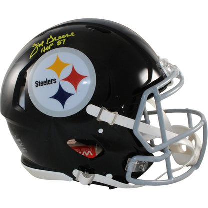 Joe Greene Signed Pittsburgh Steelers Authentic Throwback Helmet
