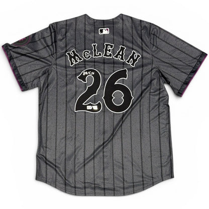 Nolan McLean Signed New York Mets City Connect Jersey