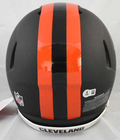 Quinshon Judkins Signed Cleveland Browns Full Size Alternate Speed Helmet