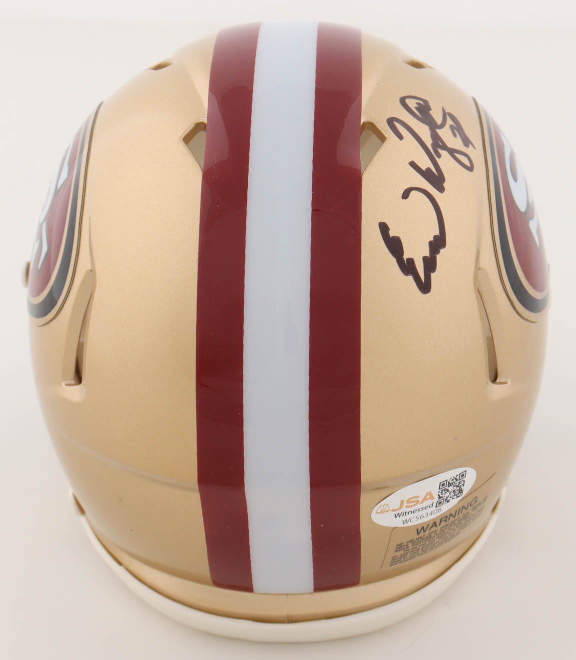 Eric Wright Autographed San Francisco 49ers Mini Helmet