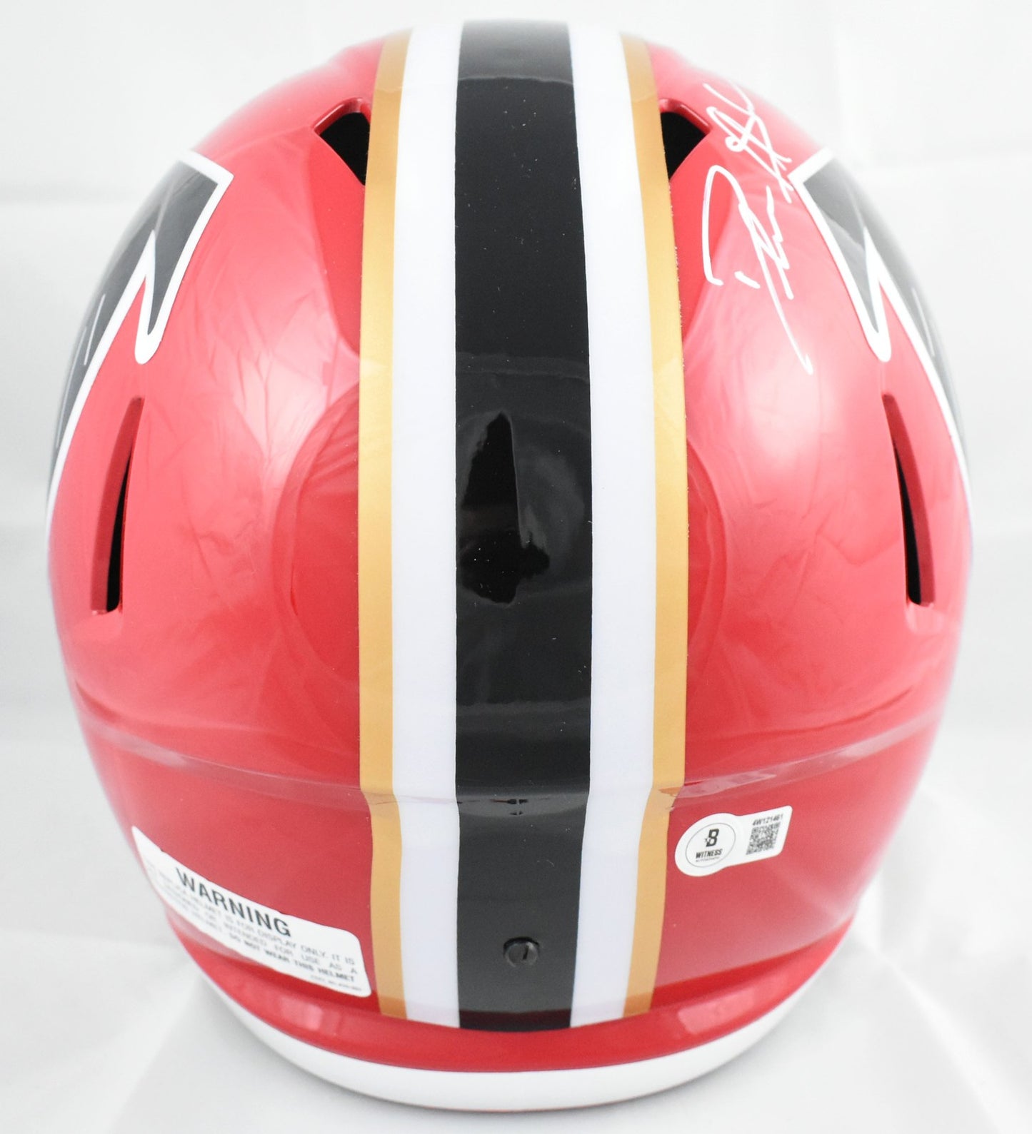 Deion Sanders Signed Atlanta Falcons 1966-69 Full Size Speed Helmet