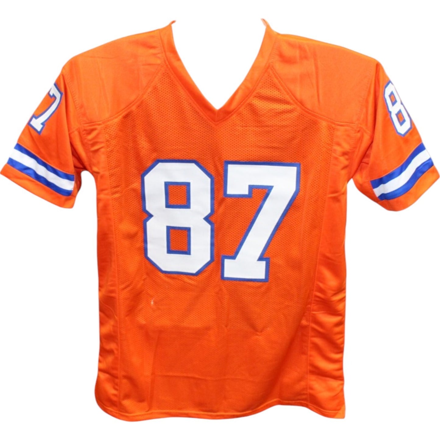 Ed McCaffrey Autographed Denver Broncos Throwback Pro Style Jersey