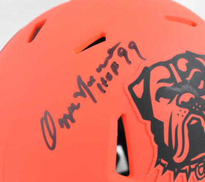 Ozzie Newsome Signed Cleveland Browns Rave Speed Mini Helmet