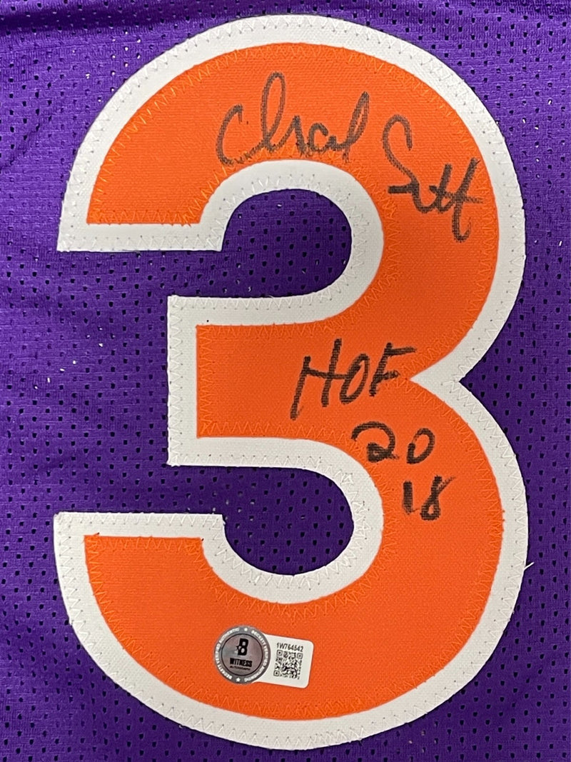 Charlie Scott Signed Phoenix Suns Custom Jersey HOF 2018 Beckett COA