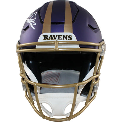 Derrick Henry Signed Baltimore Ravens 2024 Alternate SpeedFlex Helmet