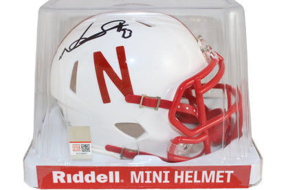 Ndamukong Suh Nebraska Cornhuskers Autographed Mini Helmet