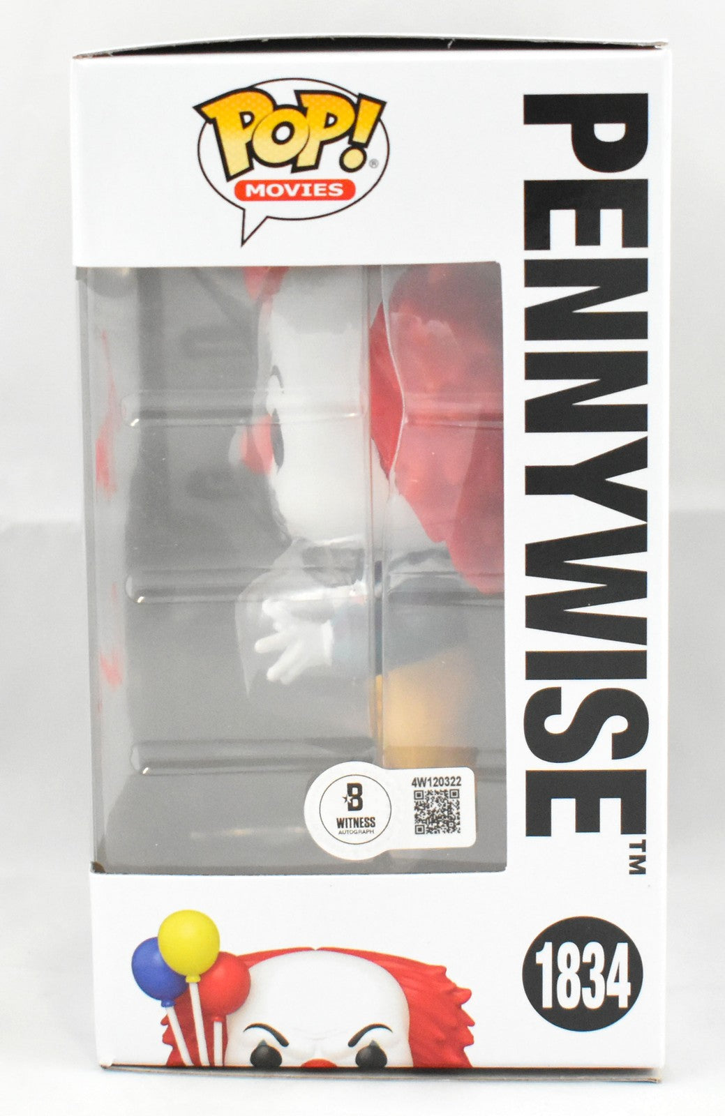 Tim Curry Signed Pennywise IT Funko Pop #1834