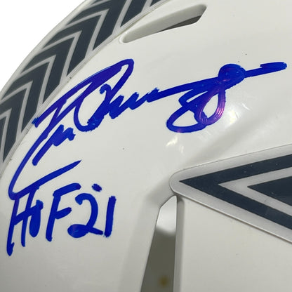 Drew Pearson Signed Dallas Cowboys Salute to Service Mini Helmet (HOF 21)