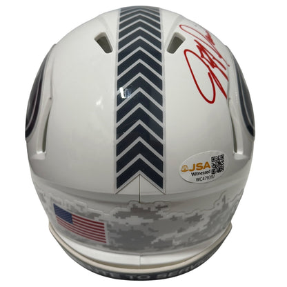 Jeff Garcia Signed San Francisco 49ers Salute to Service Mini Helmet