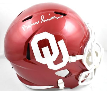 Barry Switzer Autographed Oklahoma Sooners Full Size Speed Helmet