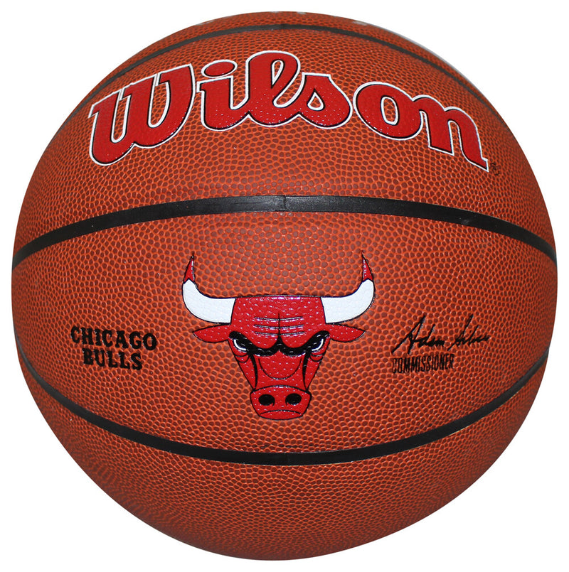 Lonzo Ball Signed Chicago Bulls Wilson Basketball (Go Bulls Inscription)