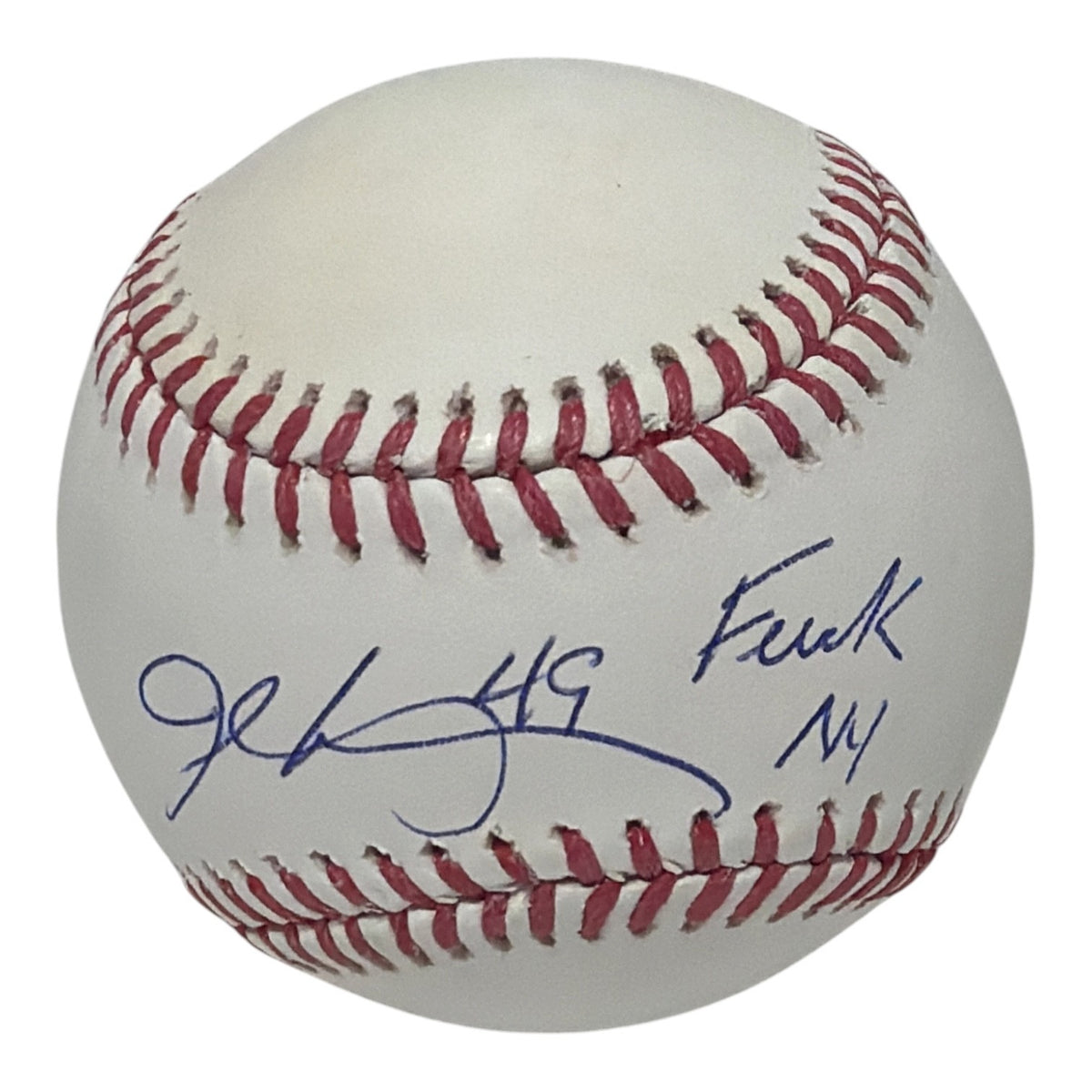 John Rocker Signed "F**K NY" Inscribed Official MLB Baseball