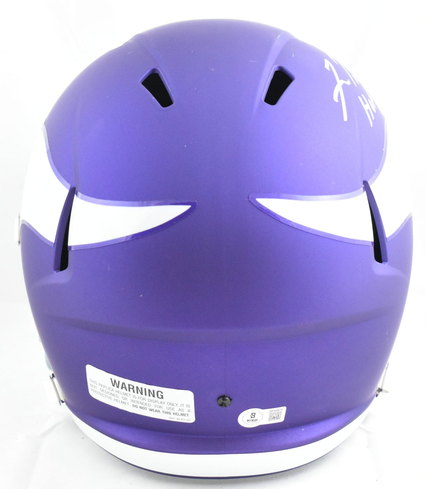 Fran Tarkenton Autographed Minnesota Vikings Full Size Helmet