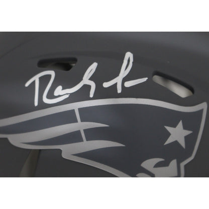 Randy Moss New England Patriots Autographed Slate Mini Helmet