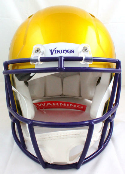 Adrian Peterson Signed Minnesota Vikings Flash Speed Authentic Helmet