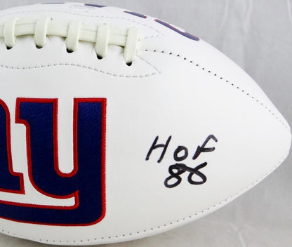 Fran Tarkenton Signed New York Giants Logo Football with HOF Inscription