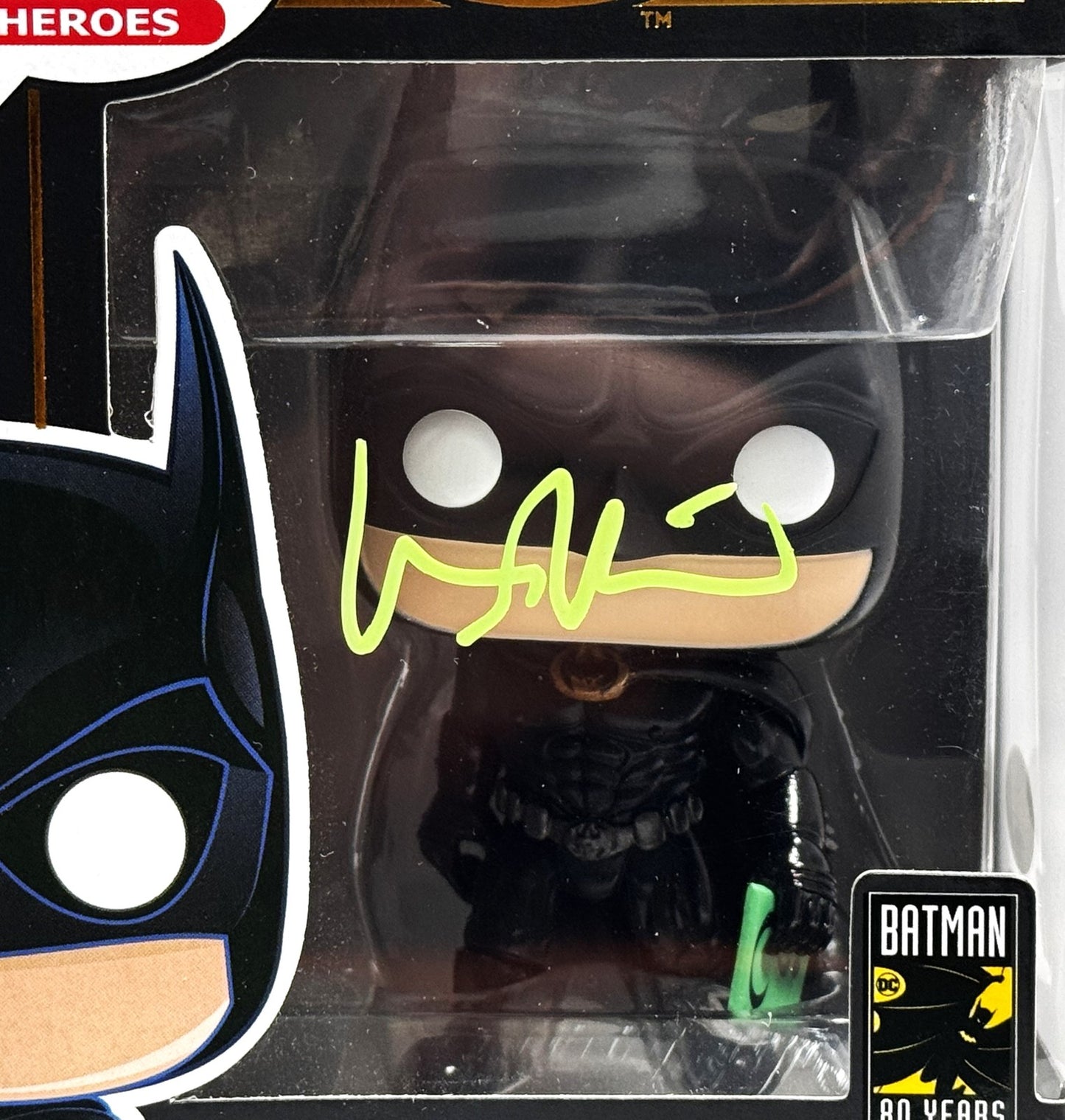 Val Kilmer Signed Batman Funko Pop Figurine #289