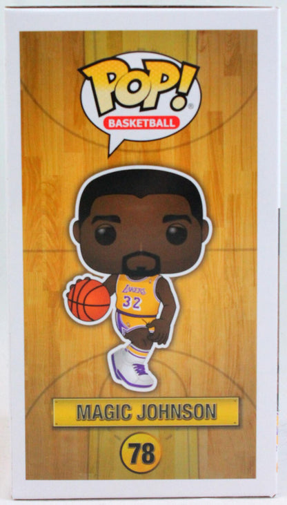 Magic Johnson Autographed Los Angeles Lakers Funko Pop Figurine