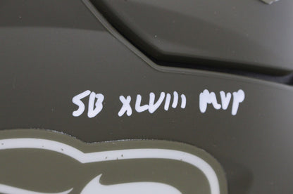 Malcolm Smith Signed Seattle Seahawks SpeedFlex STS Full Size Helmet