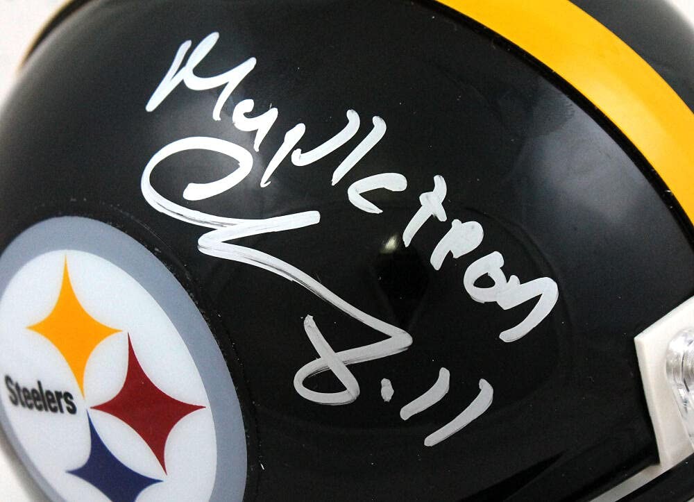Chase Claypool Signed Pittsburgh Steelers Mini Helmet - Inscribed Mapletron
