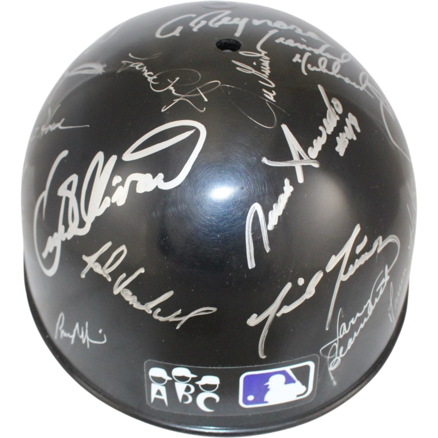 1995 Colorado Rockies Team Signed Multi-Signed Replica Baseball Helmet