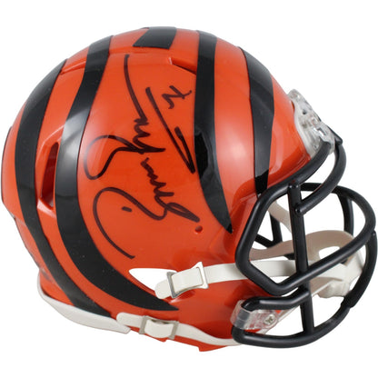 Boomer Esiason Cincinnati Bengals Signed Mini Helmet (Beckett BAS)