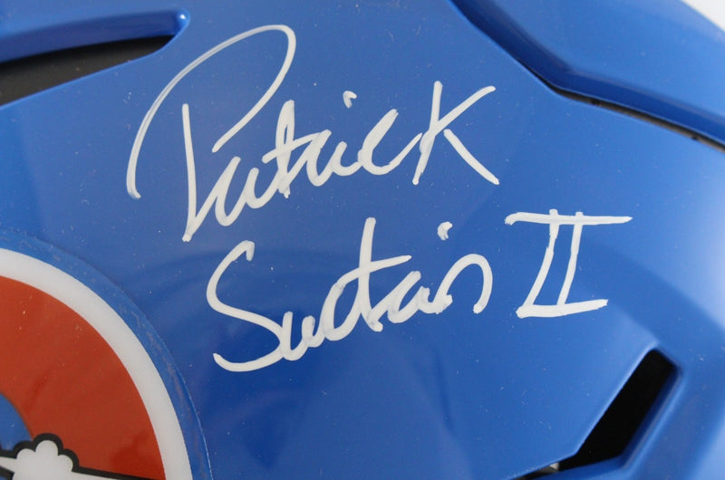 Patrick Surtain Signed Denver Broncos Full Size Authentic SpeedFlex Throwback Helmet
