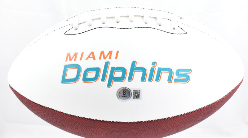 Jonnu Smith Autographed Miami Dolphins Logo Football
