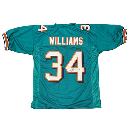 Ricky Williams Signed Miami Dolphins Custom Jersey