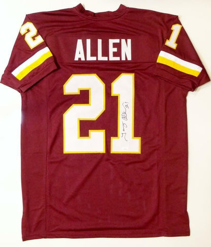 Terry Allen Autographed Maroon Custom Jersey