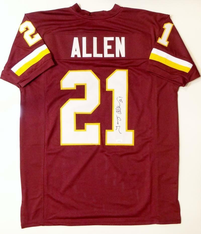 Terry Allen Autographed Maroon Custom Jersey