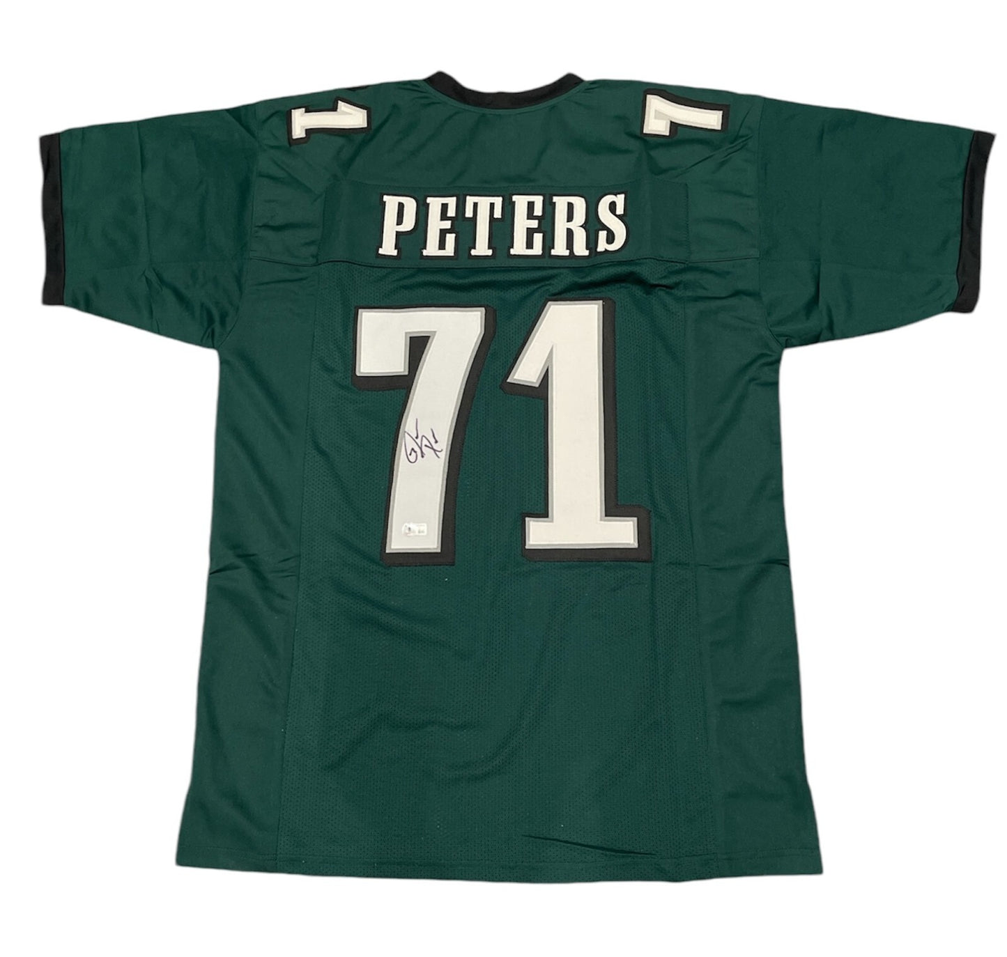 Jason Peters Philadelphia Eagles Autographed Custom Jersey (BAS COA)