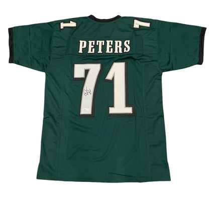 Jason Peters Philadelphia Eagles Autographed Custom Jersey (BAS COA)