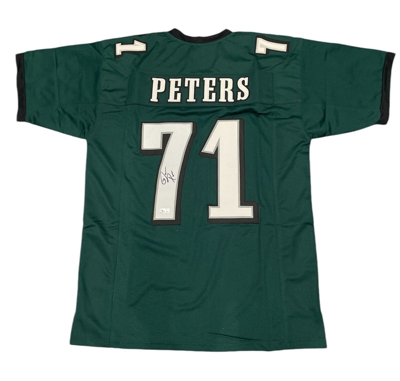 Jason Peters Philadelphia Eagles Autographed Custom Jersey (BAS COA)