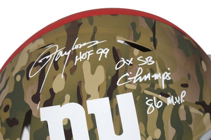 Lawrence Taylor Signed New York Giants Authentic Camo Speed Helmet